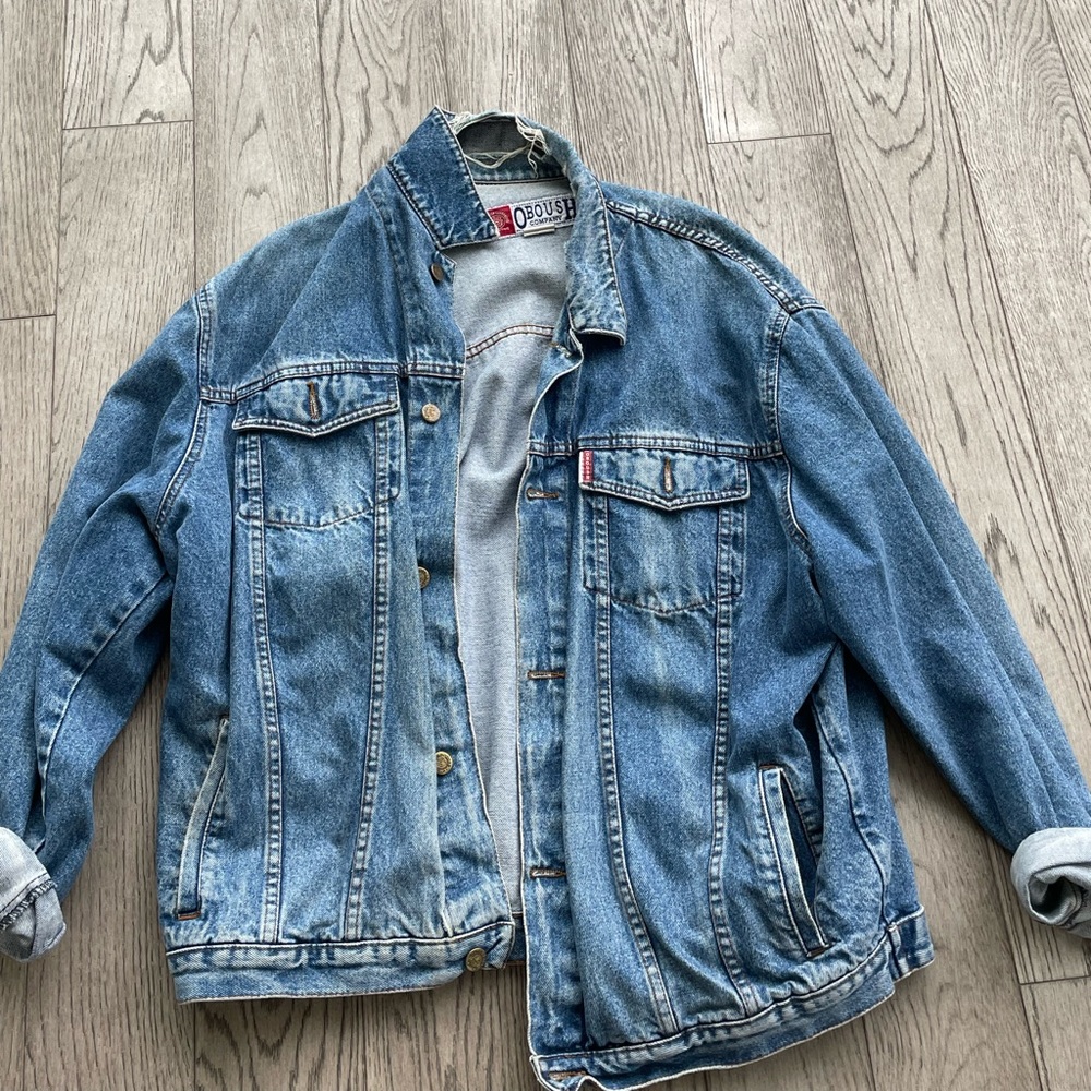 Vintage over sized Jean jacket